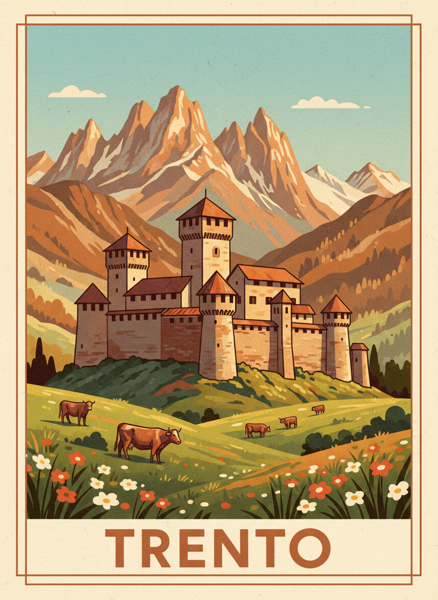 Cartolina Trento