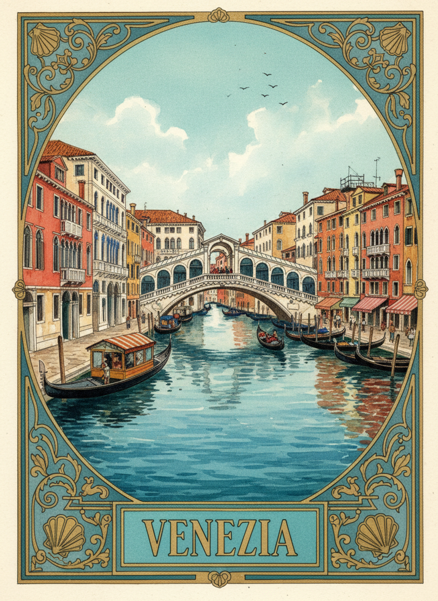 Cartolina Venezia