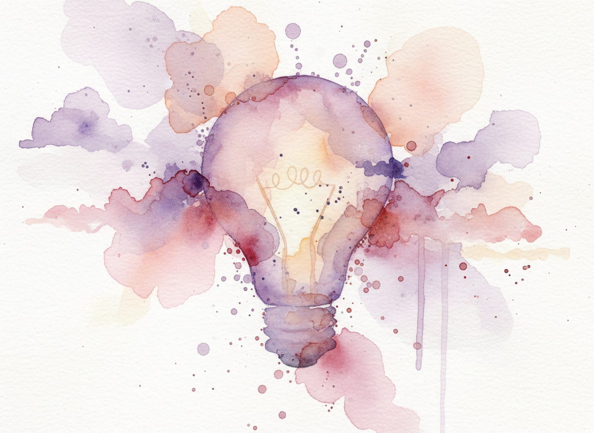Acquerello lavanda — Da dove parte l'idea